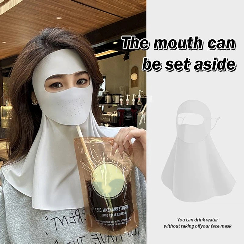 Summer Ice Silk Face Gini Full - Sports Mask Breathable avis et prix