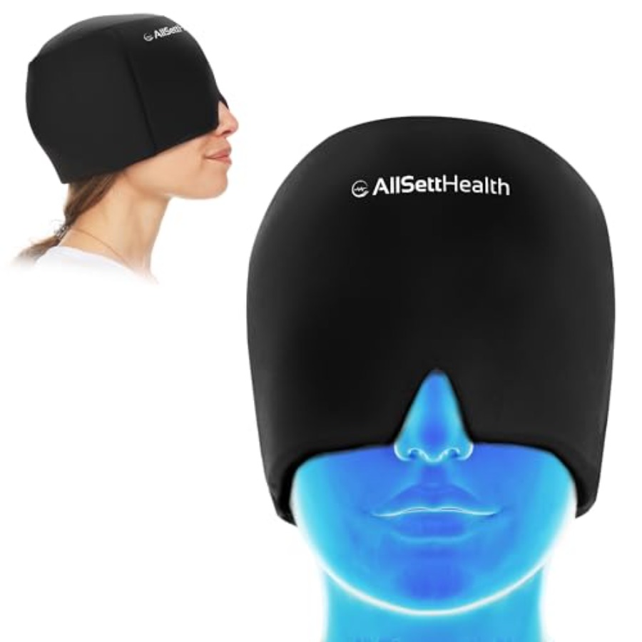 Migraine Relief Cap Ice Head W - Black Face Mask Pack avis et prix